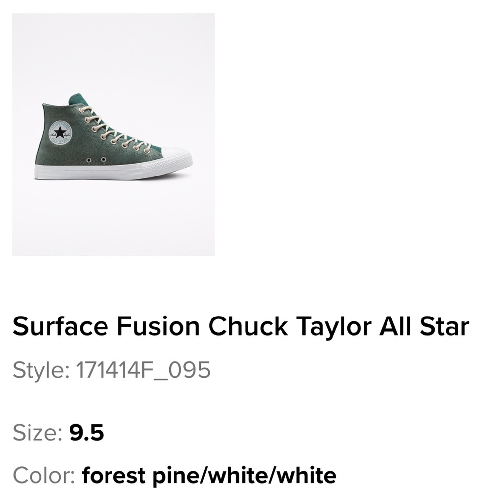 Surface Fusion Men’s Converse EUC 9.5 - Pine